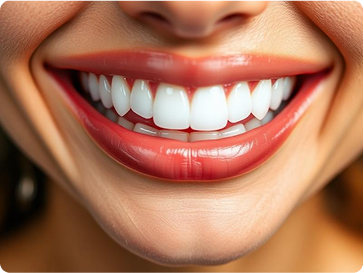 Mulher sorrindo com dentes perfeitos